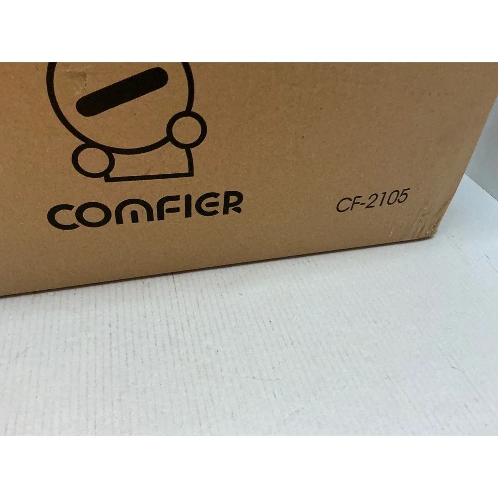 Comfier Heated Seat Cushion CF-2105 12V Car Adapter Black Plush Heat Pad